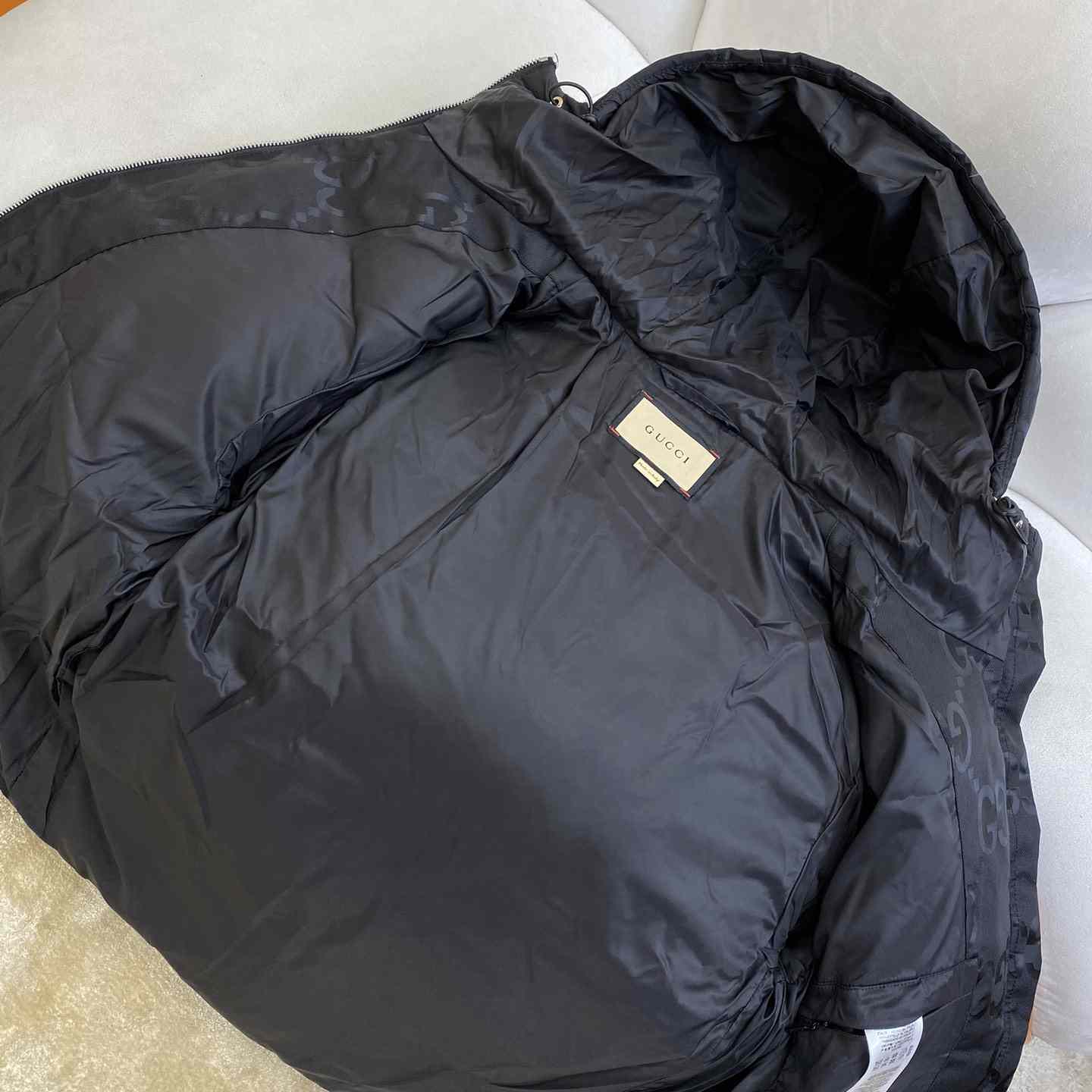 Gucci Jumbo Gg Canvas Jacket - 