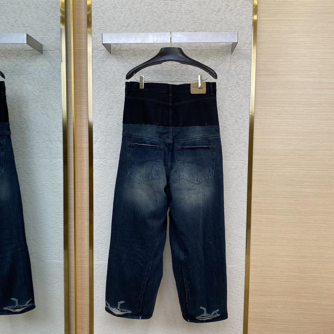 Balenciaga Cut-Up Baggy Pants  - 