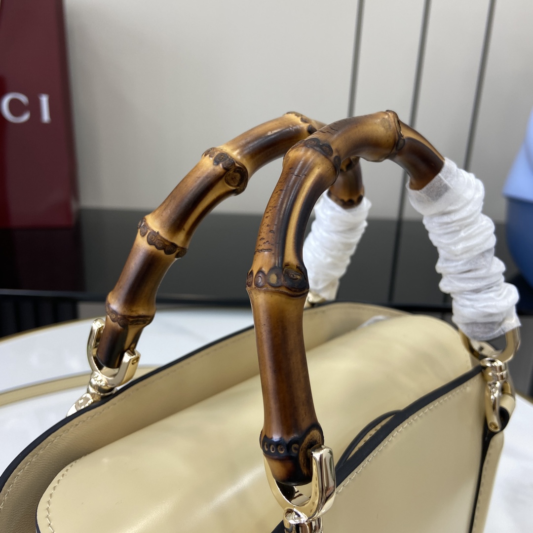 Gucci Mini Bamboo Top Handle Tote Bag - 