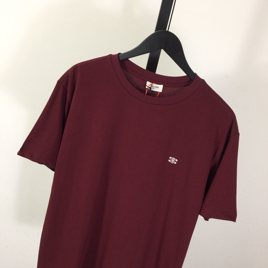 Celine Loose Triomphe T-shirt In Cotton Jersey - 