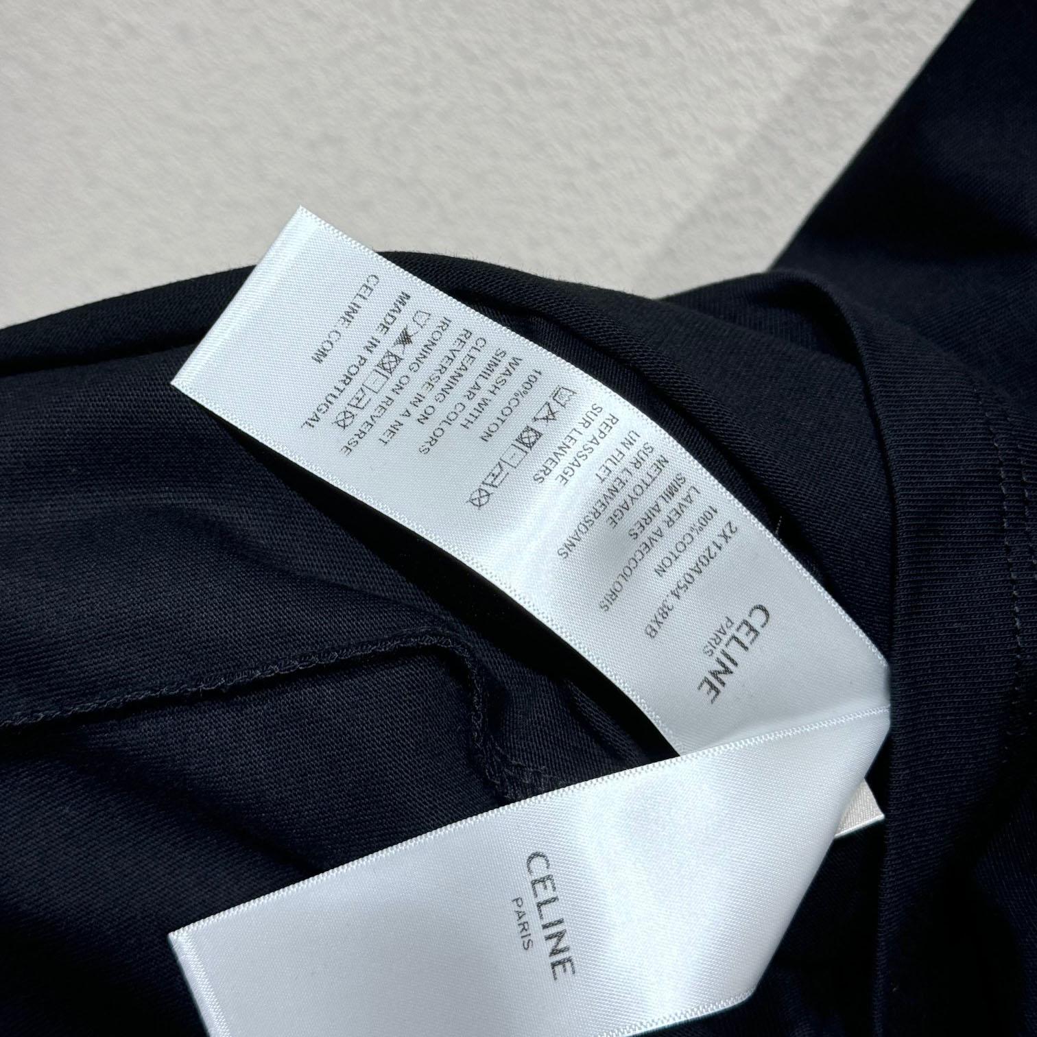 Celine Loose Celine 16 t-shirt In Cotton Jersey - 