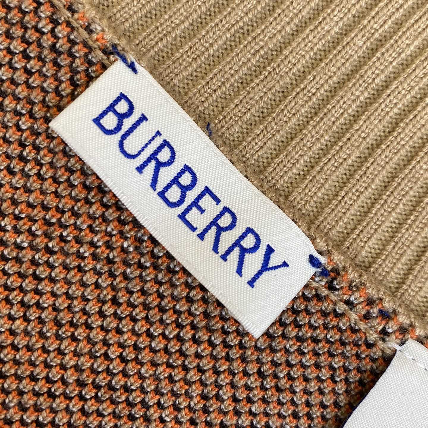 Burberry Check Wool Mohair Blend Jacket - 