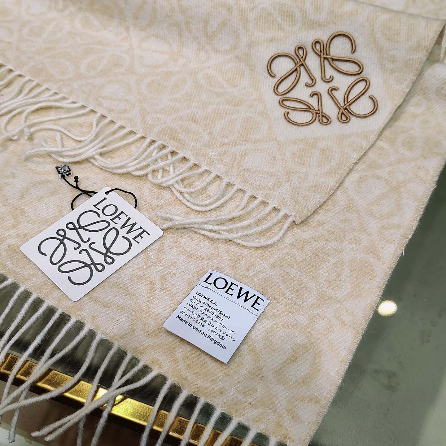 Loewe Anagram Scarf  - 