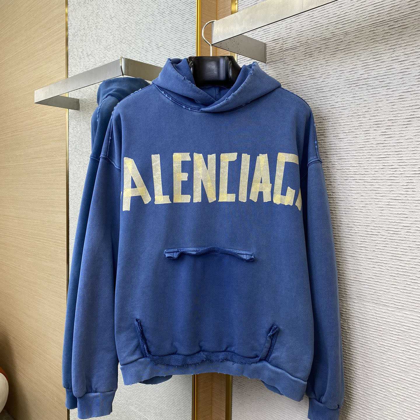 Balenciaga Faded Tape Type hoodie - DesignerGu