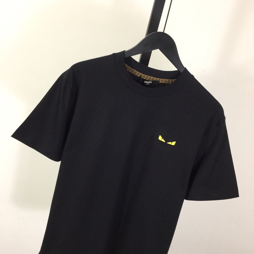 Fendi White Cotton Fendilicious T-shirt - 