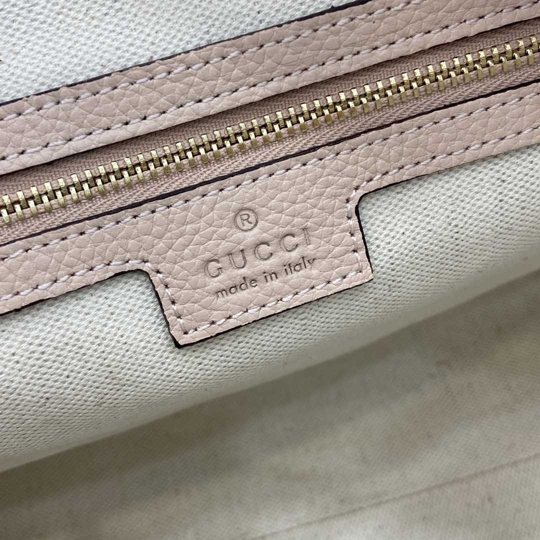 Gucci GG Emblem Small Top Handle Bag - DesignerGu