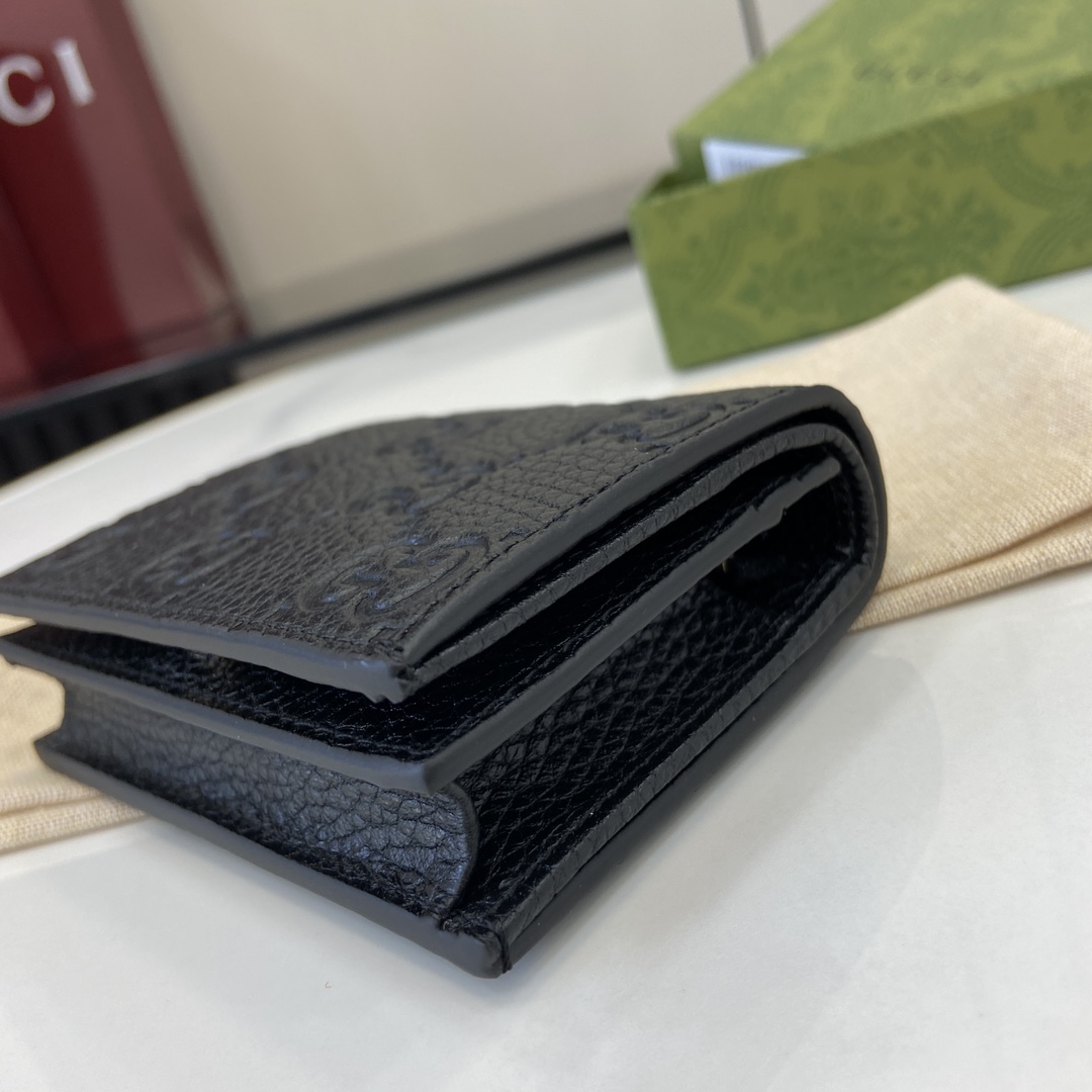 Gucci GG Emblem Mini Wallet - 