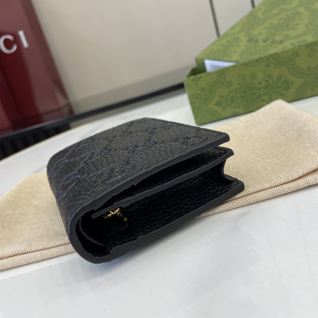 Gucci GG Emblem Mini Wallet - 