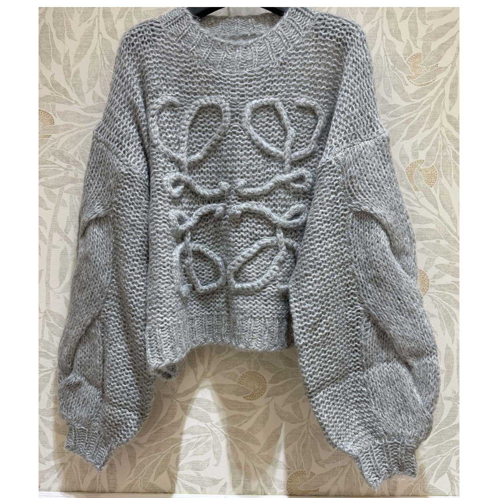 Loewe Anagram Sweater In Mohair - 