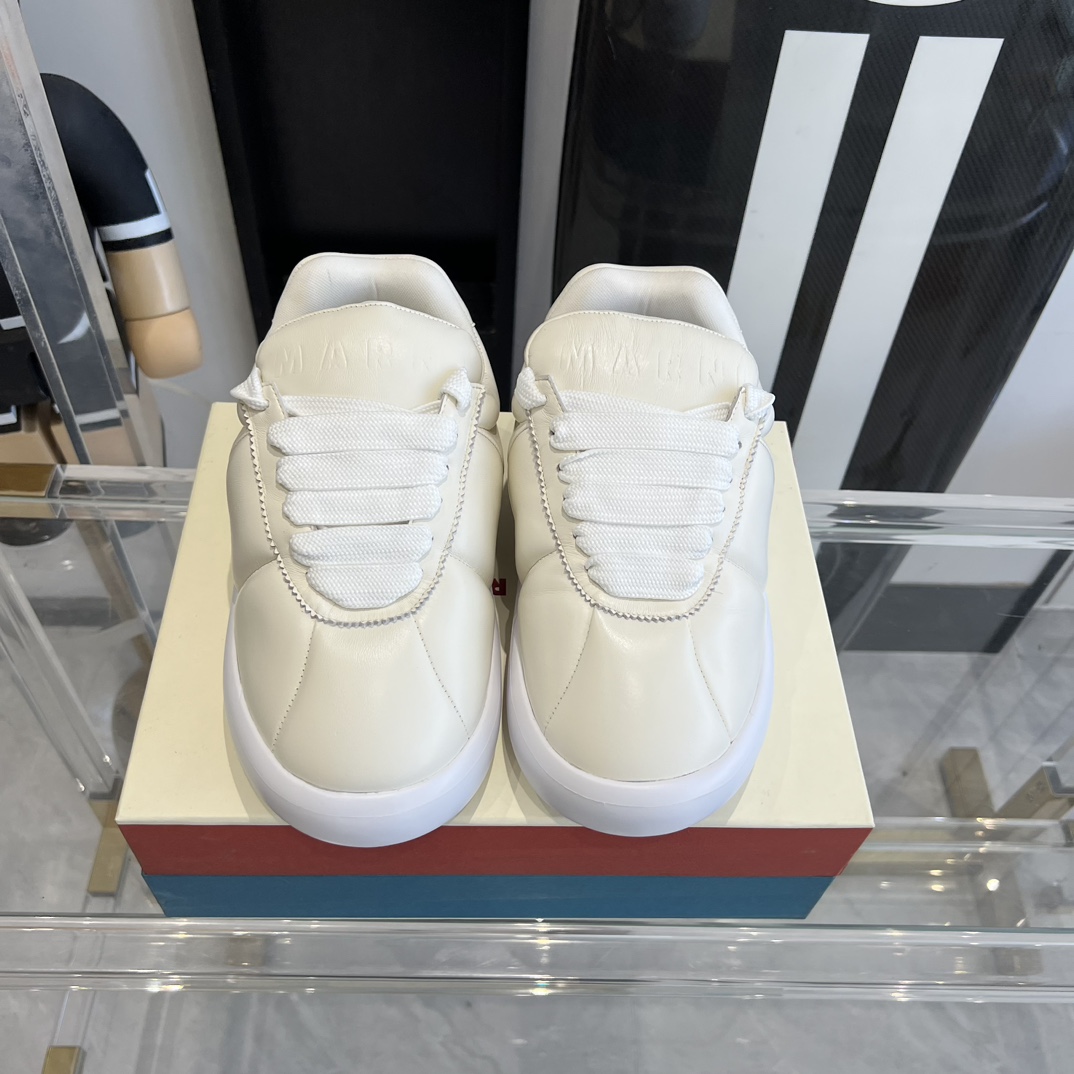 Marni White Leather Bigfoot 2.0 Sneaker - 
