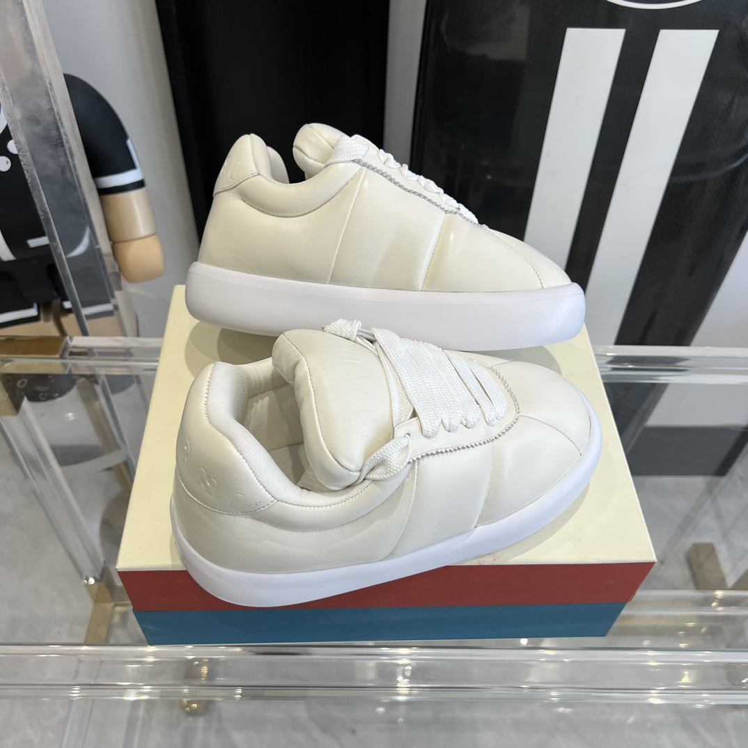 Marni White Leather Bigfoot 2.0 Sneaker - 