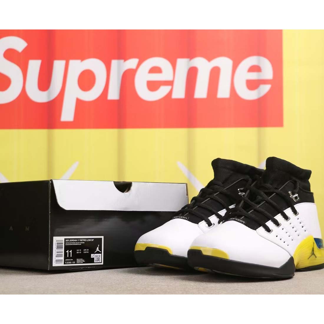 Air Jordan 17  Low “Lightning”   FJ0395-100 - 