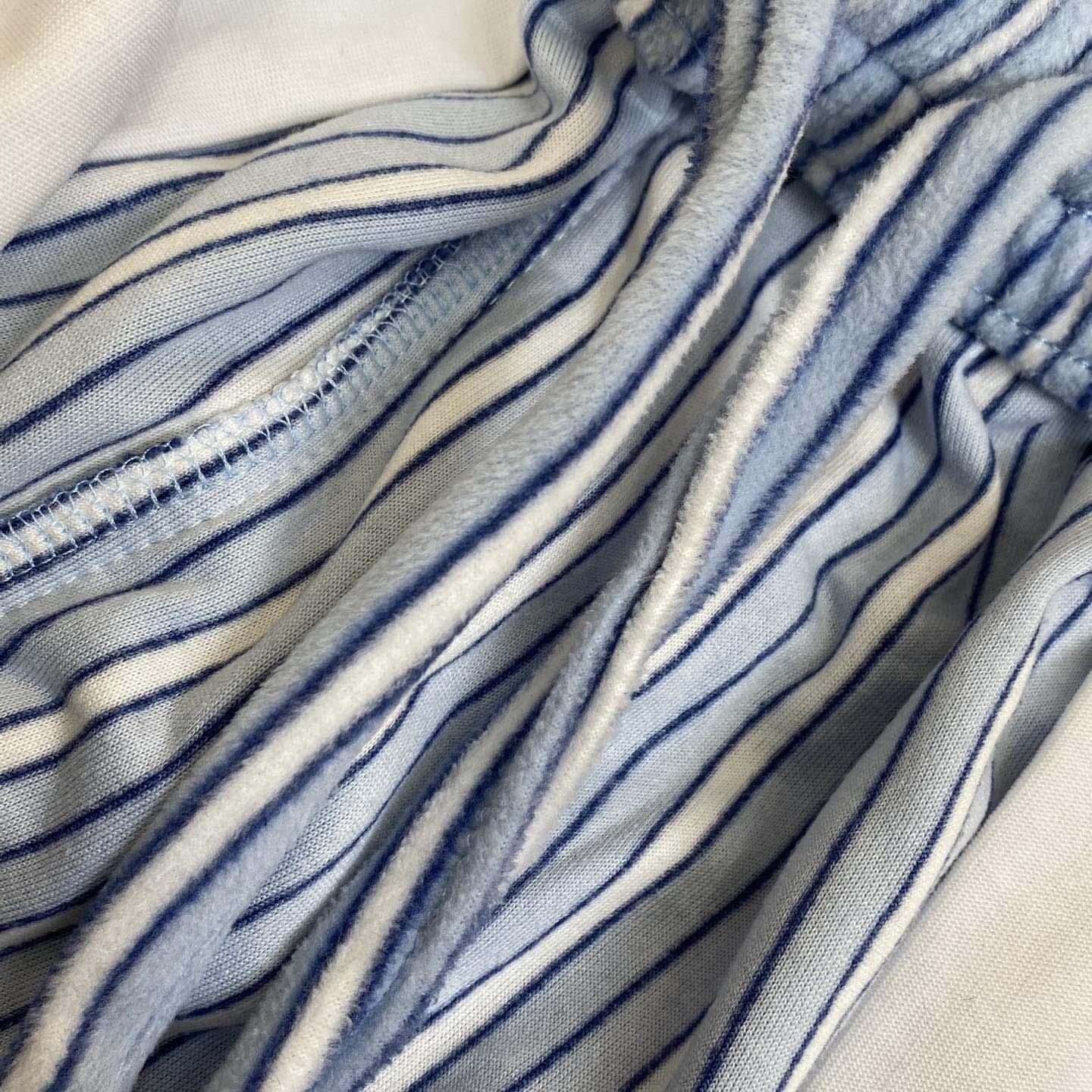 Balenciaga Wide-Leg Striped Fleece Drawstring Pyjama Trousers - 