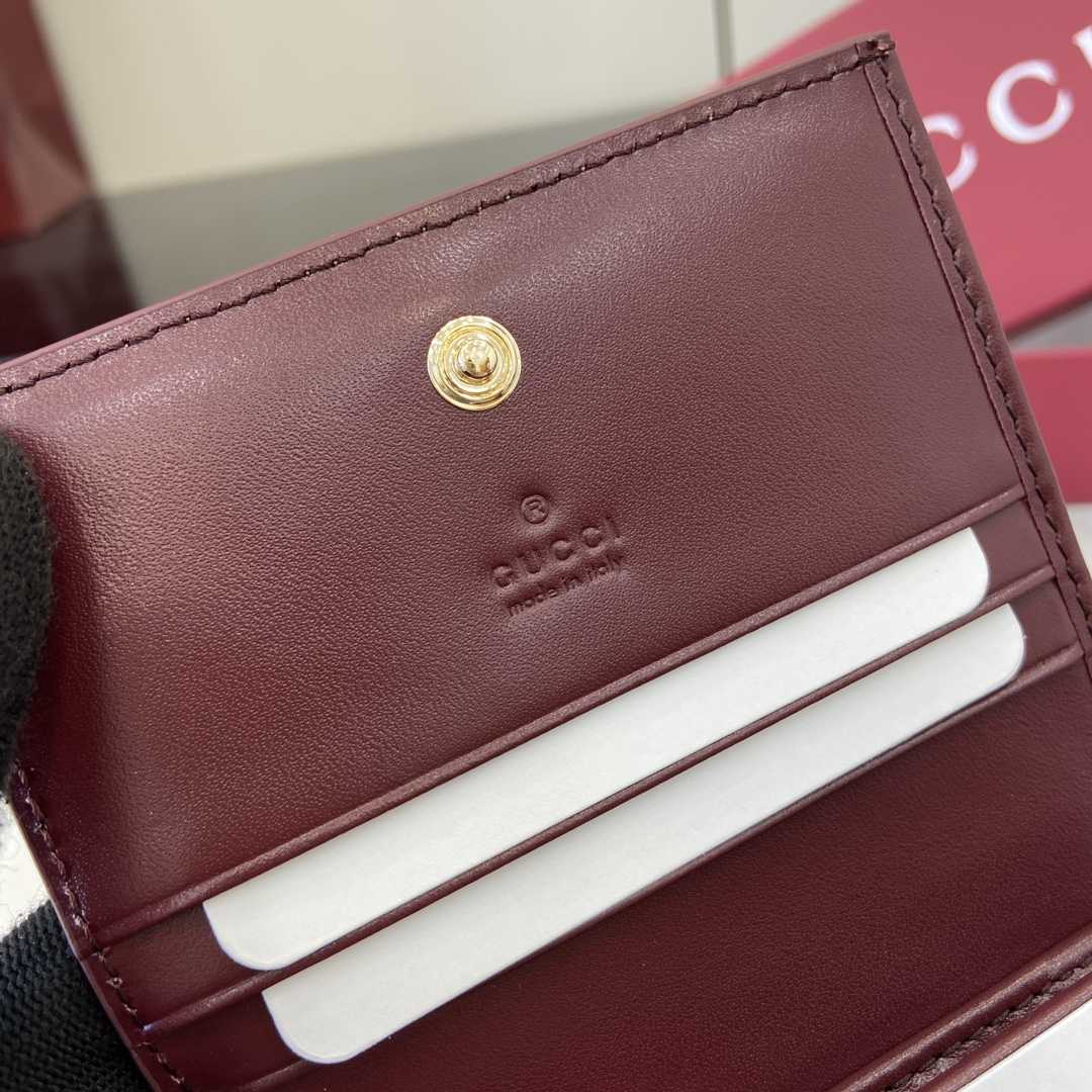Gucci GG Mini Wallet With Dog Detail - 