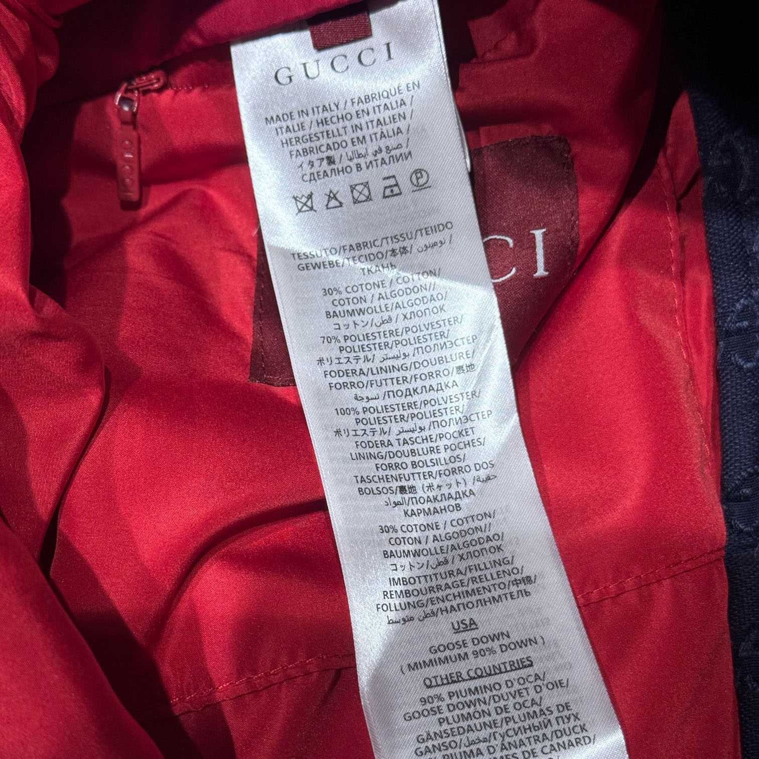 Gucci Gg Canvas Down Jacket - DesignerGu