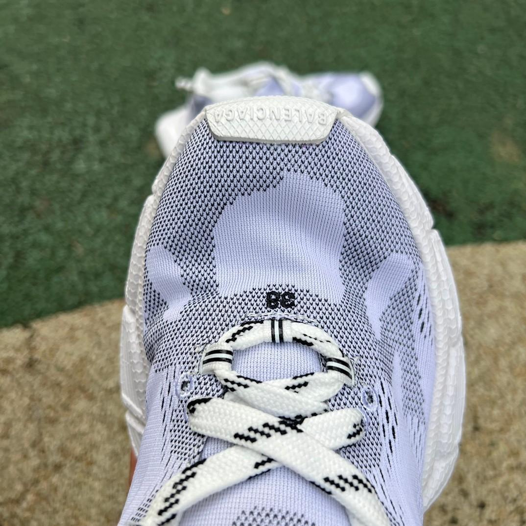 Balenciaga Under Armour® 3XL Knit Sneaker In White And Black Polyester - 