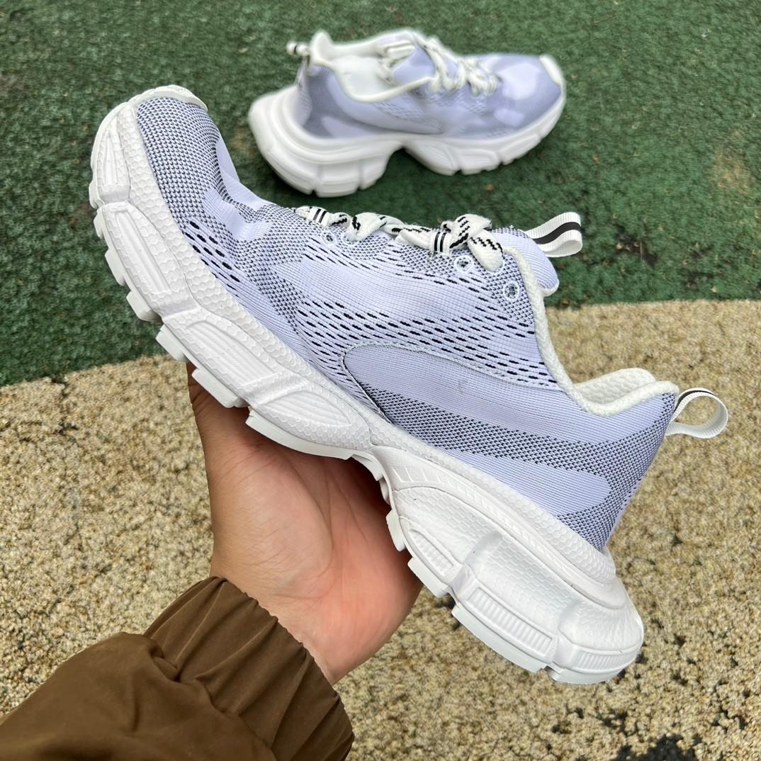 Balenciaga Under Armour® 3XL Knit Sneaker In White And Black Polyester - 