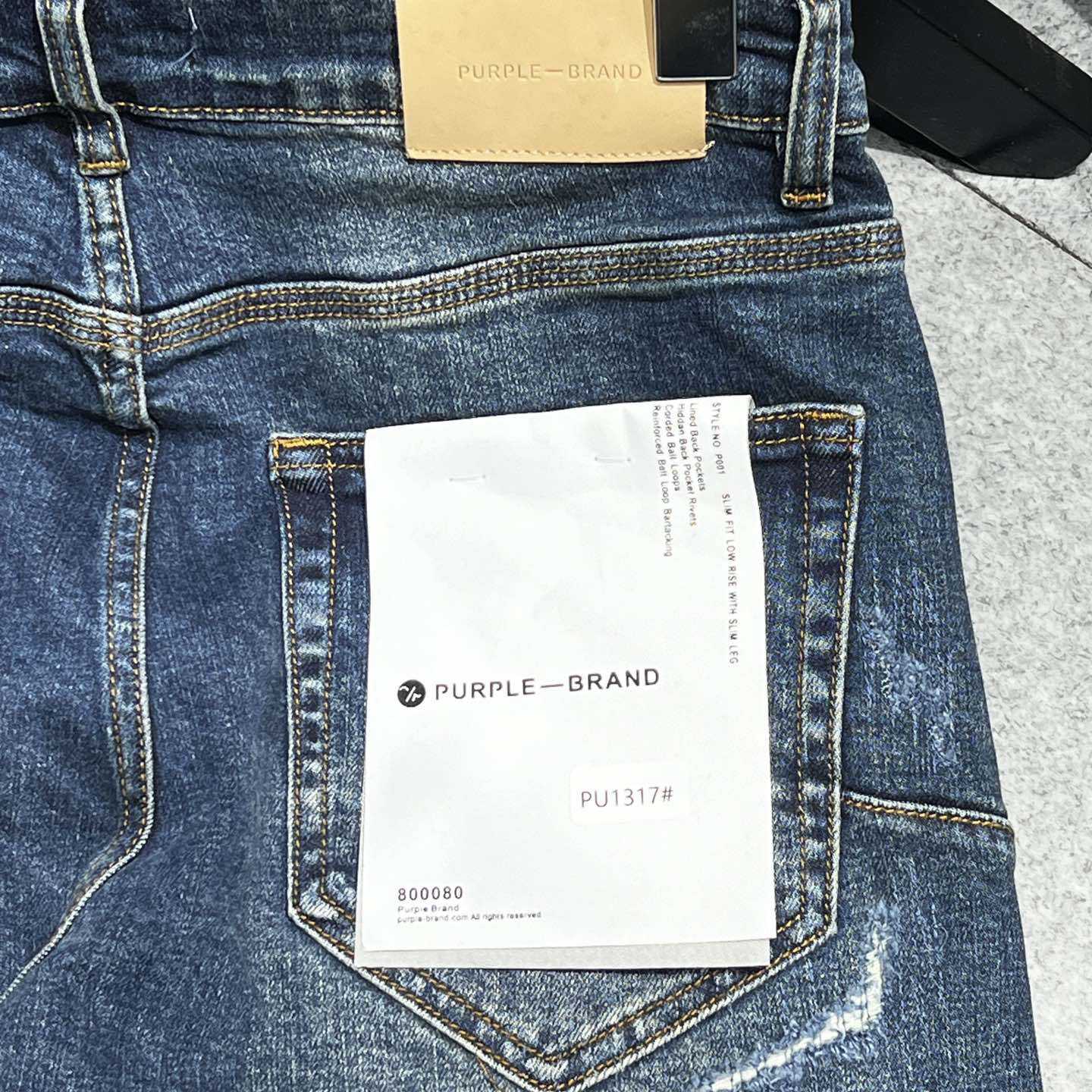 Purple-Brand Jeans   PU1317 - DesignerGu