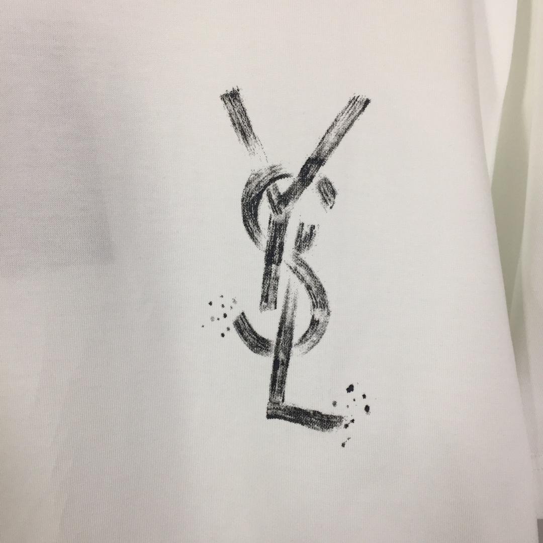 Saint Laurent Cotton-jersey T-shirt  - 
