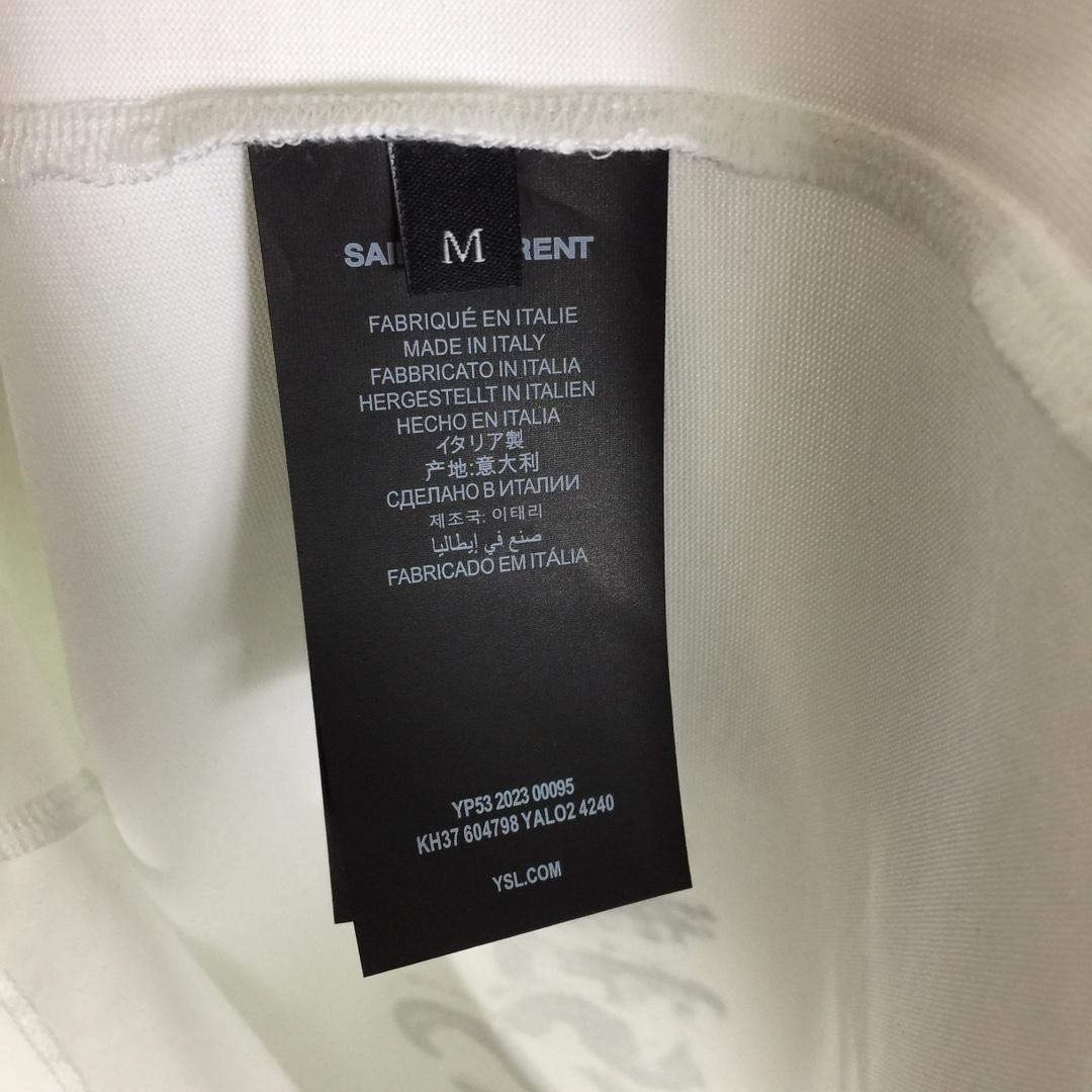 Saint Laurent Cotton-jersey T-shirt  - 