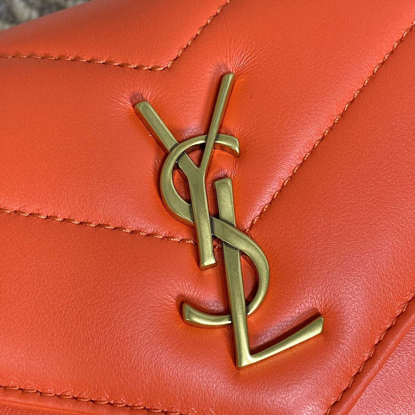 Saint Laurent Loulou Mini In Lambskin - 