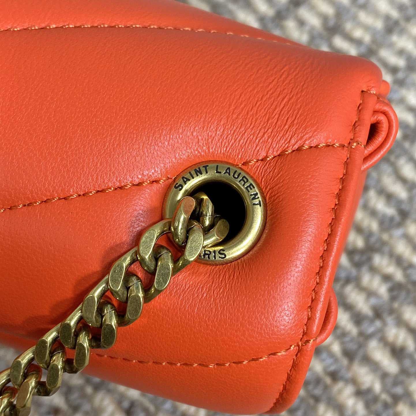 Saint Laurent Loulou Mini In Lambskin - 