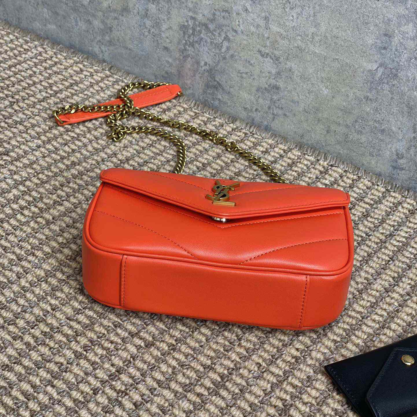Saint Laurent Loulou Mini In Lambskin - 