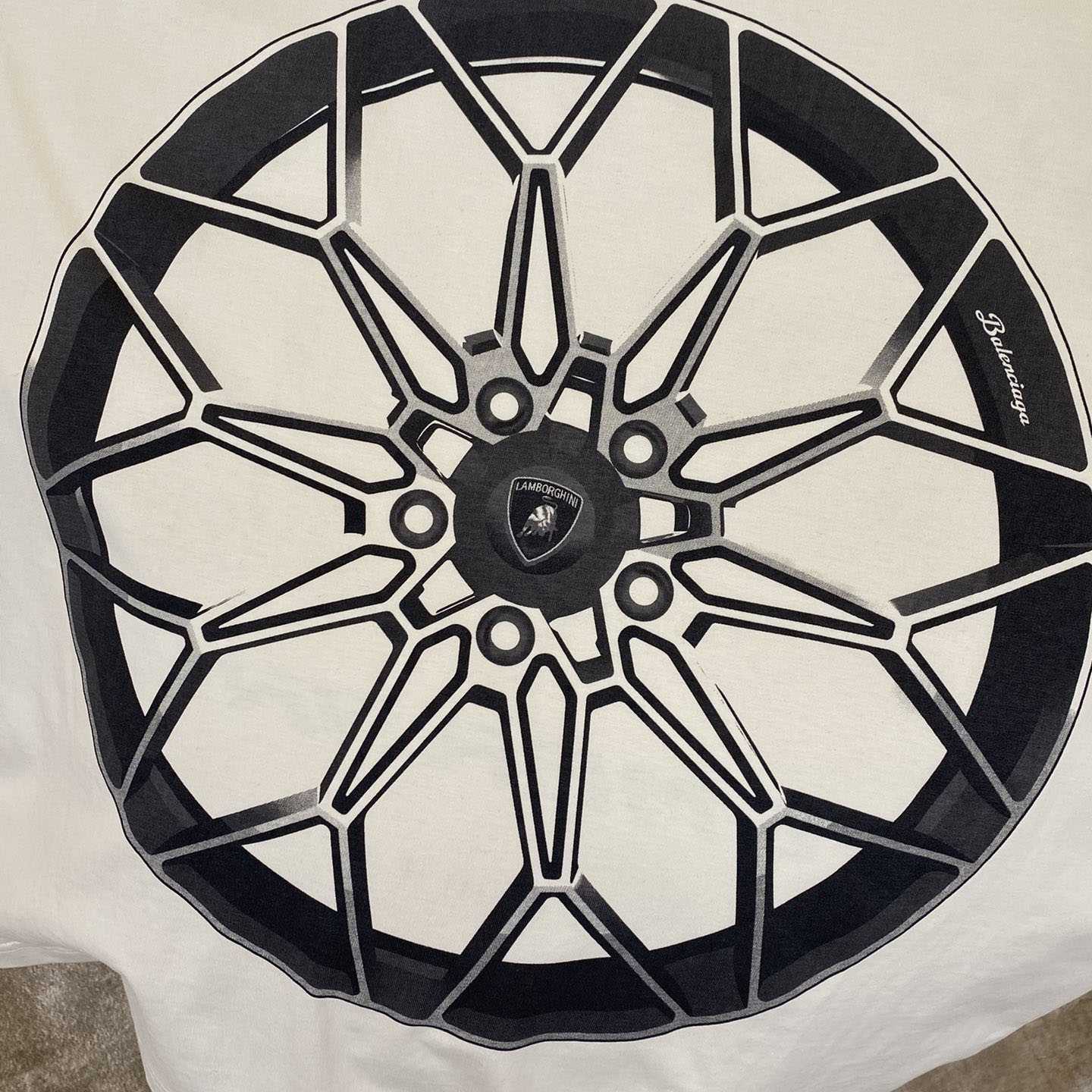 Balenciaga Automobili Lamborghini T-Shirt  - 