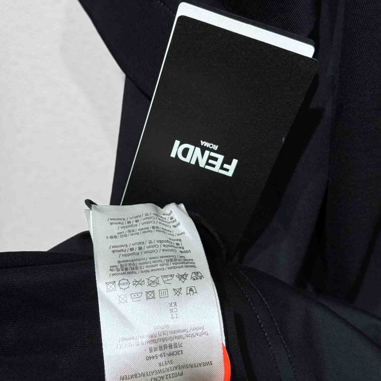 Fendi Black Cotton T-shirt - 