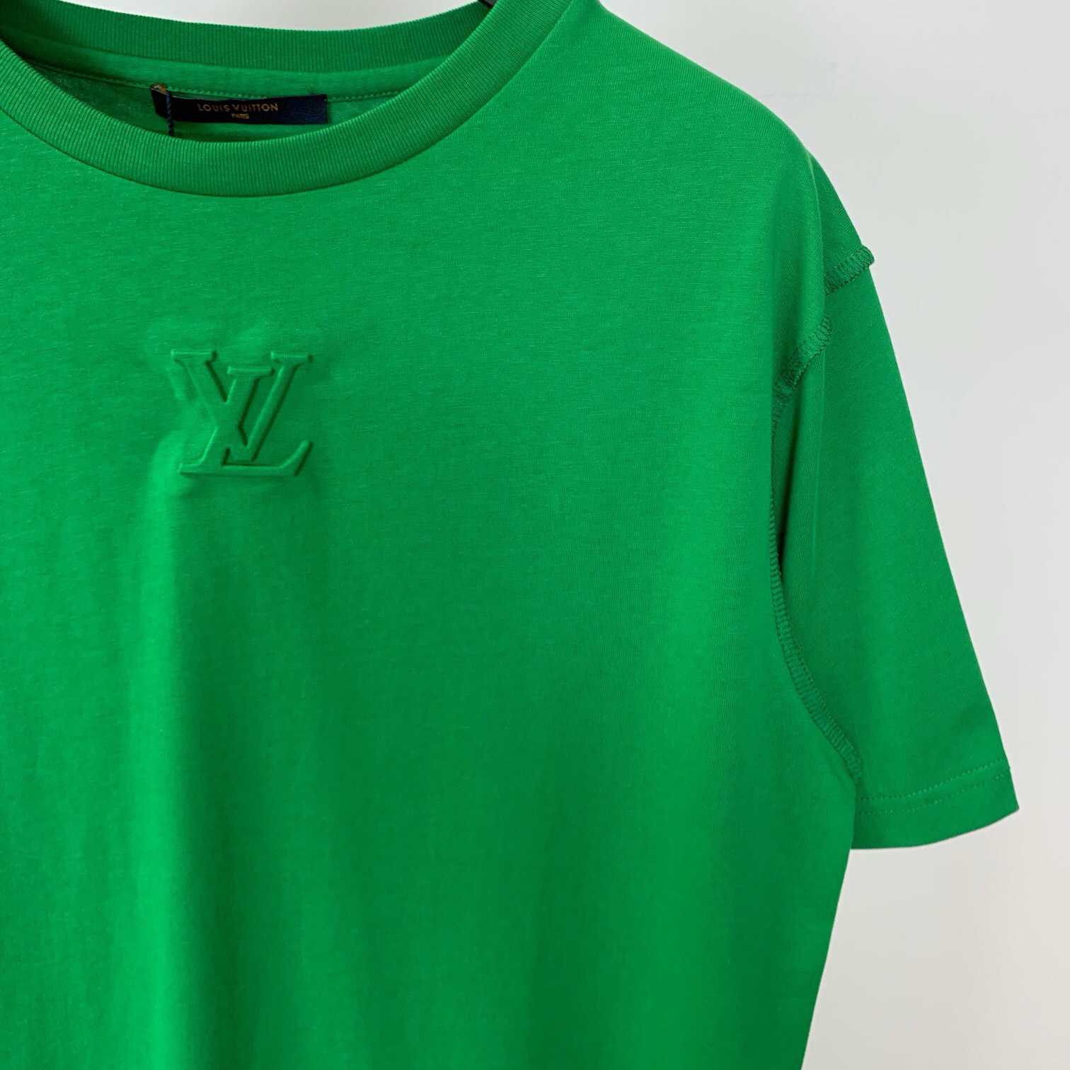 Louis Vuitton Logo Cotton T-Shirt    - 
