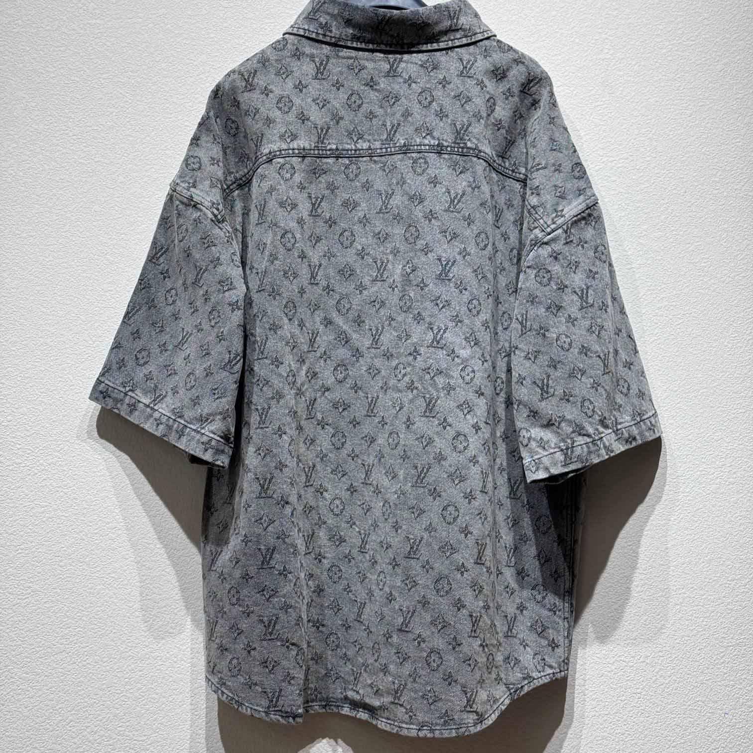 Louis Vuitton Monogram Short-Sleeved Shirt    - DesignerGu