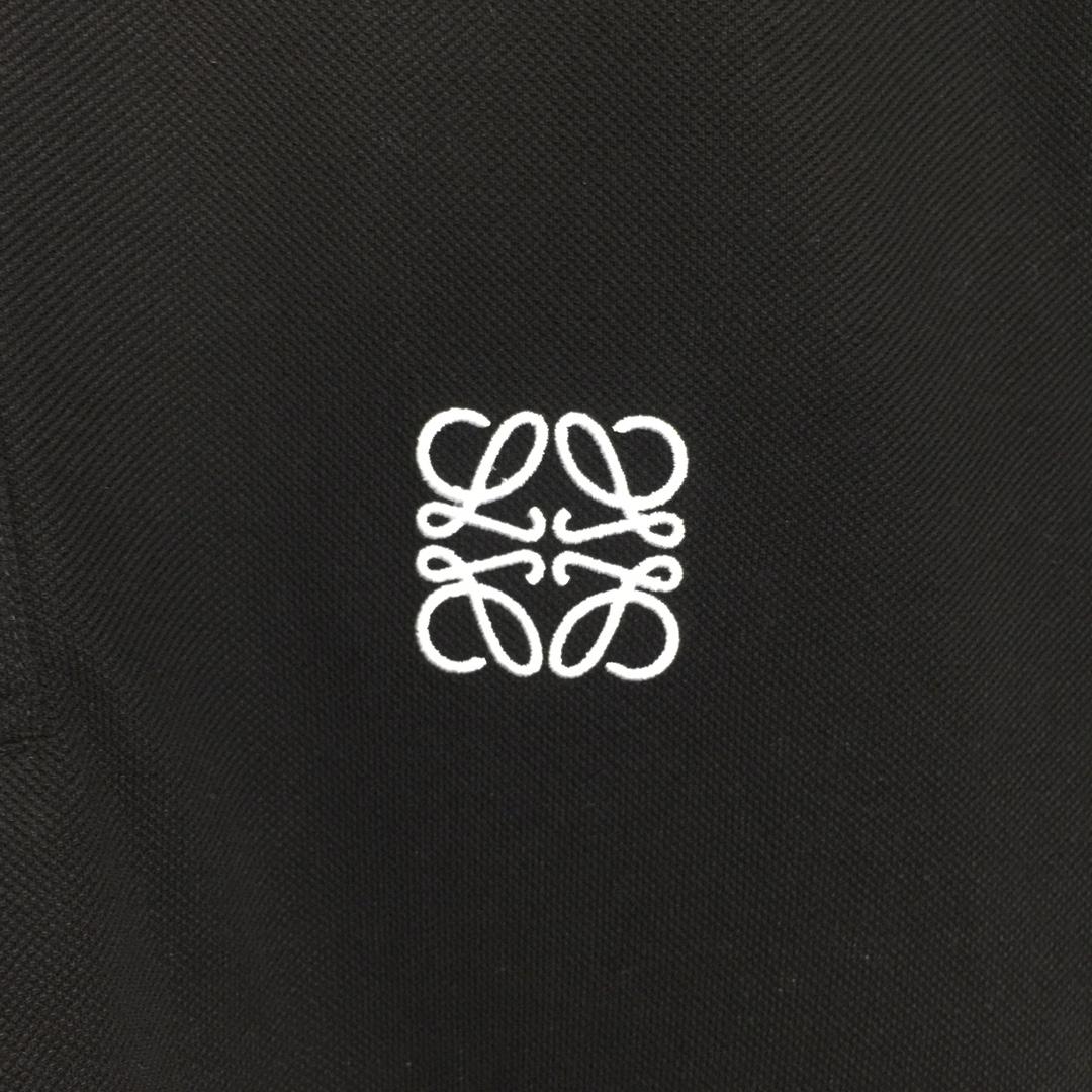 Loewe Logo Cotton Polo Shirt - DesignerGu