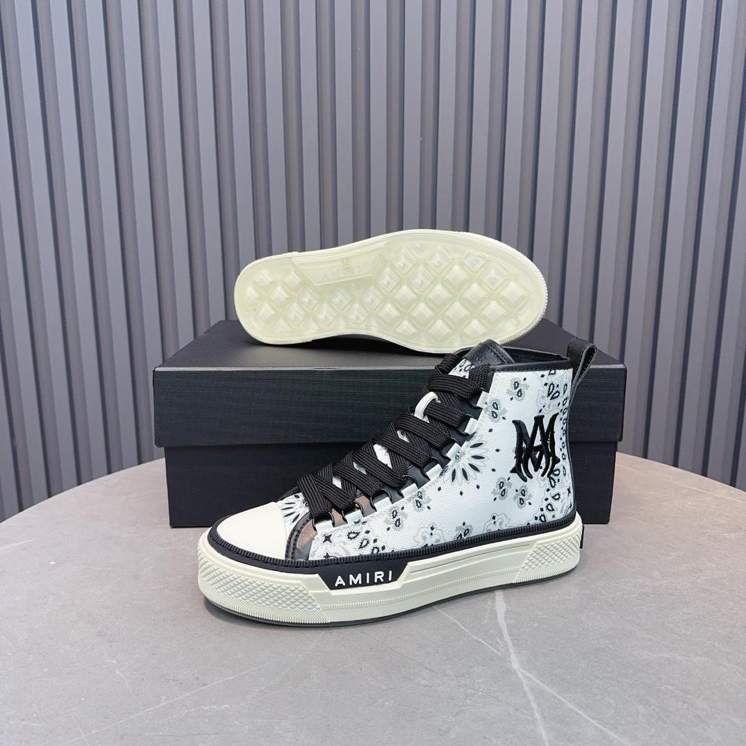 Amiri Court High 'Bandana - White'  - 