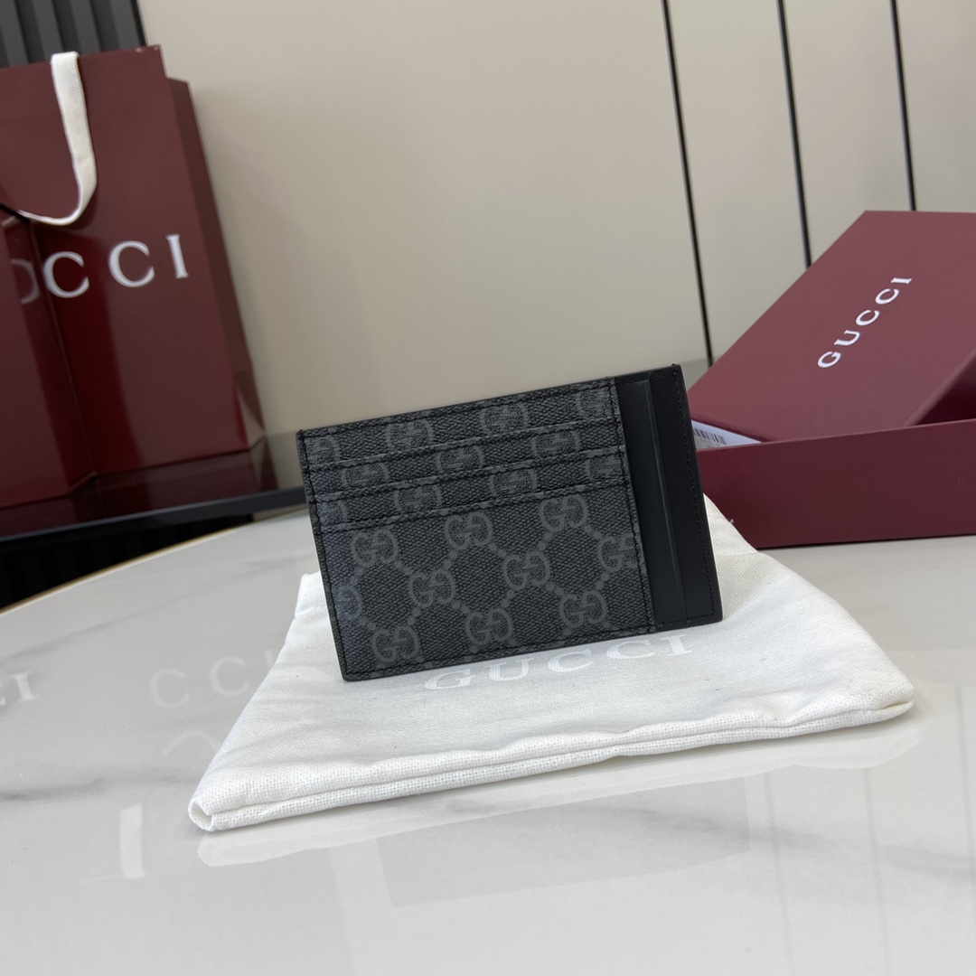 Gucci GG Emblem Card Case  - 