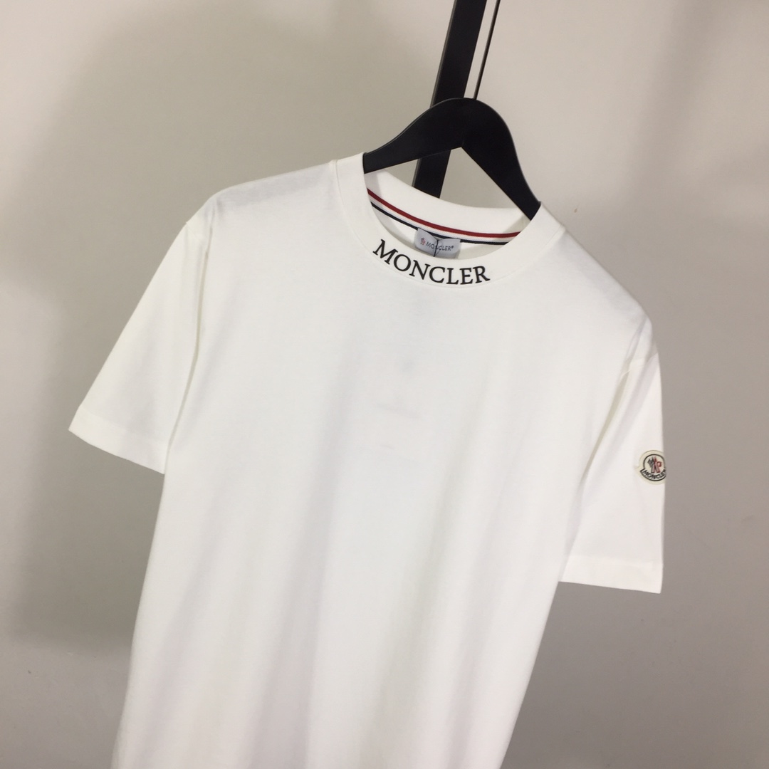 Moncler Logo Cotton T-shirt - DesignerGu