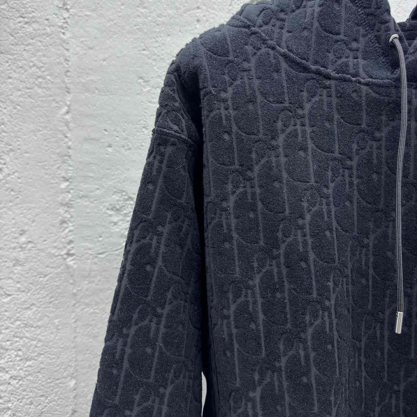 Dior Oblique Relaxed-Fit Hooded Sweatshirt  - 