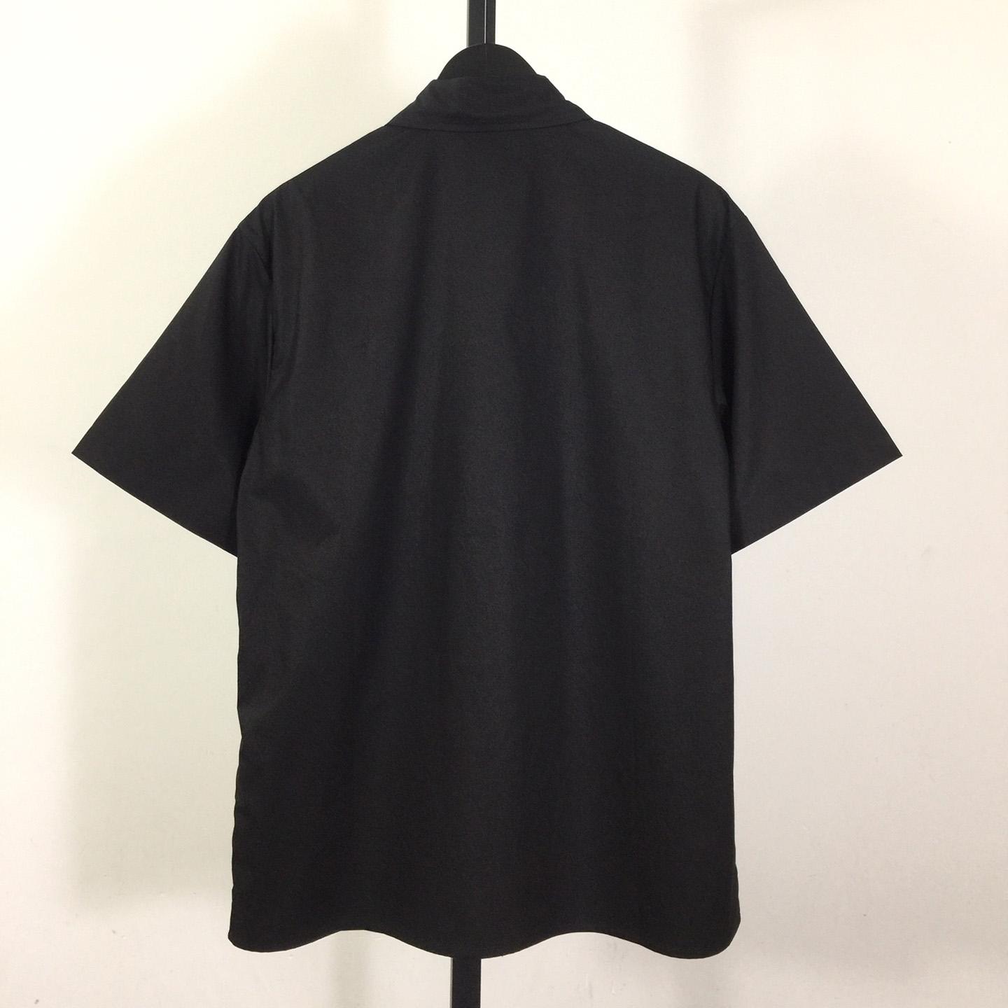 Louis Vuitton Embroidered Short-Sleeved Cotton Shirt   1AHCHD - 