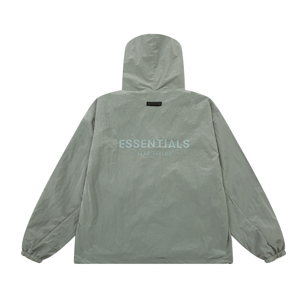 Fear Of God Essential Crinkle Nylon Jacket - DesignerGu