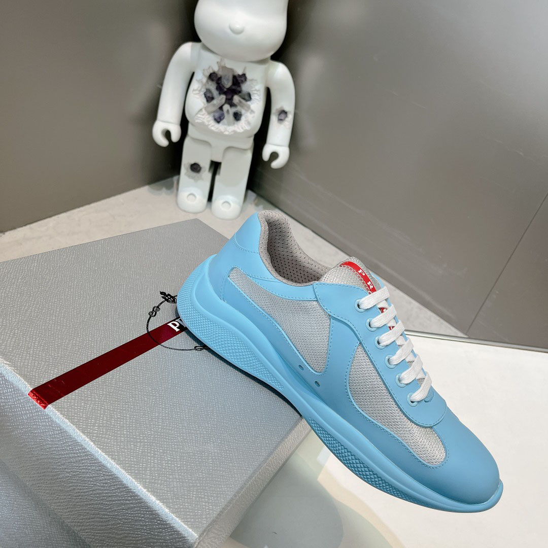 Prada America's Cup Soft Rubber And Bike Fabric Sneakers - DesignerGu