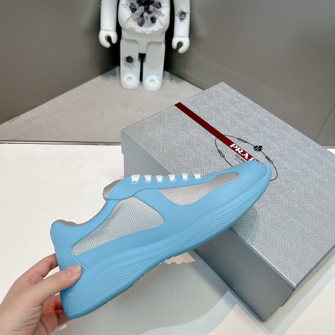 Prada America's Cup Soft Rubber And Bike Fabric Sneakers - DesignerGu
