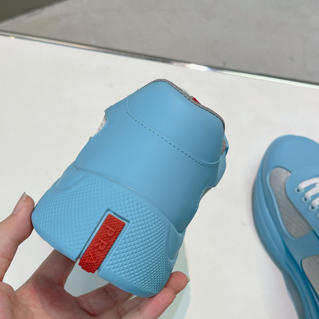 Prada America's Cup Soft Rubber And Bike Fabric Sneakers - DesignerGu