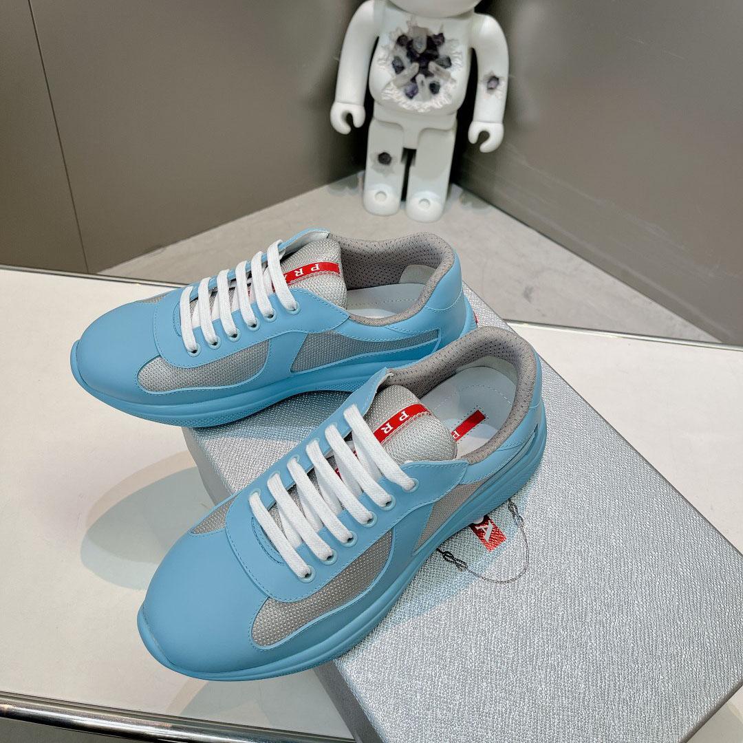 Prada America's Cup Soft Rubber And Bike Fabric Sneakers - DesignerGu