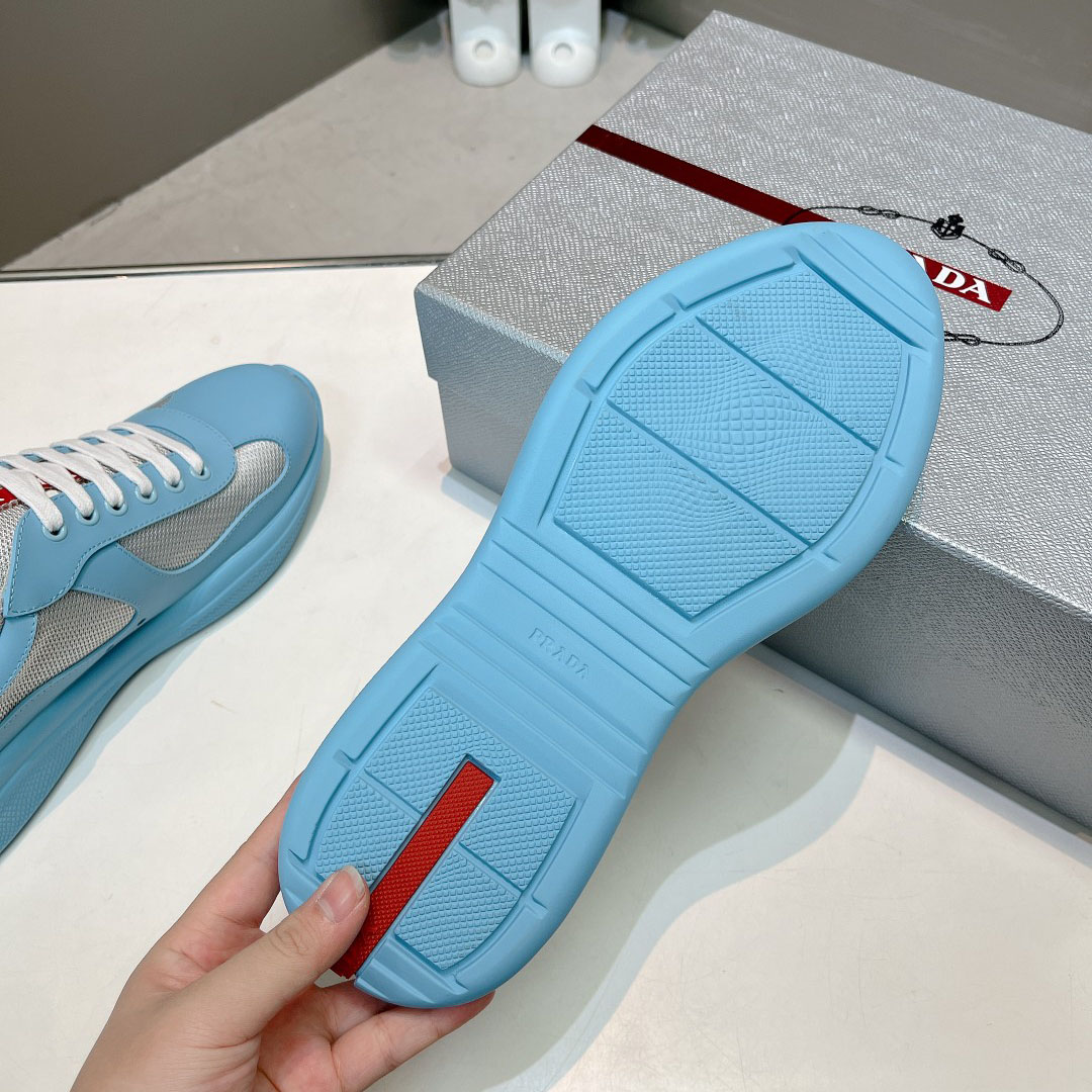 Prada America's Cup Soft Rubber And Bike Fabric Sneakers - DesignerGu