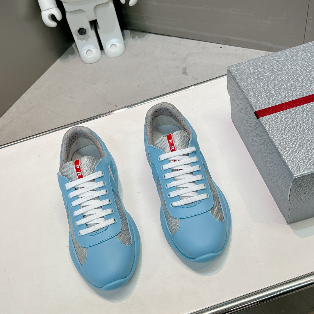 Prada America's Cup Soft Rubber And Bike Fabric Sneakers - DesignerGu