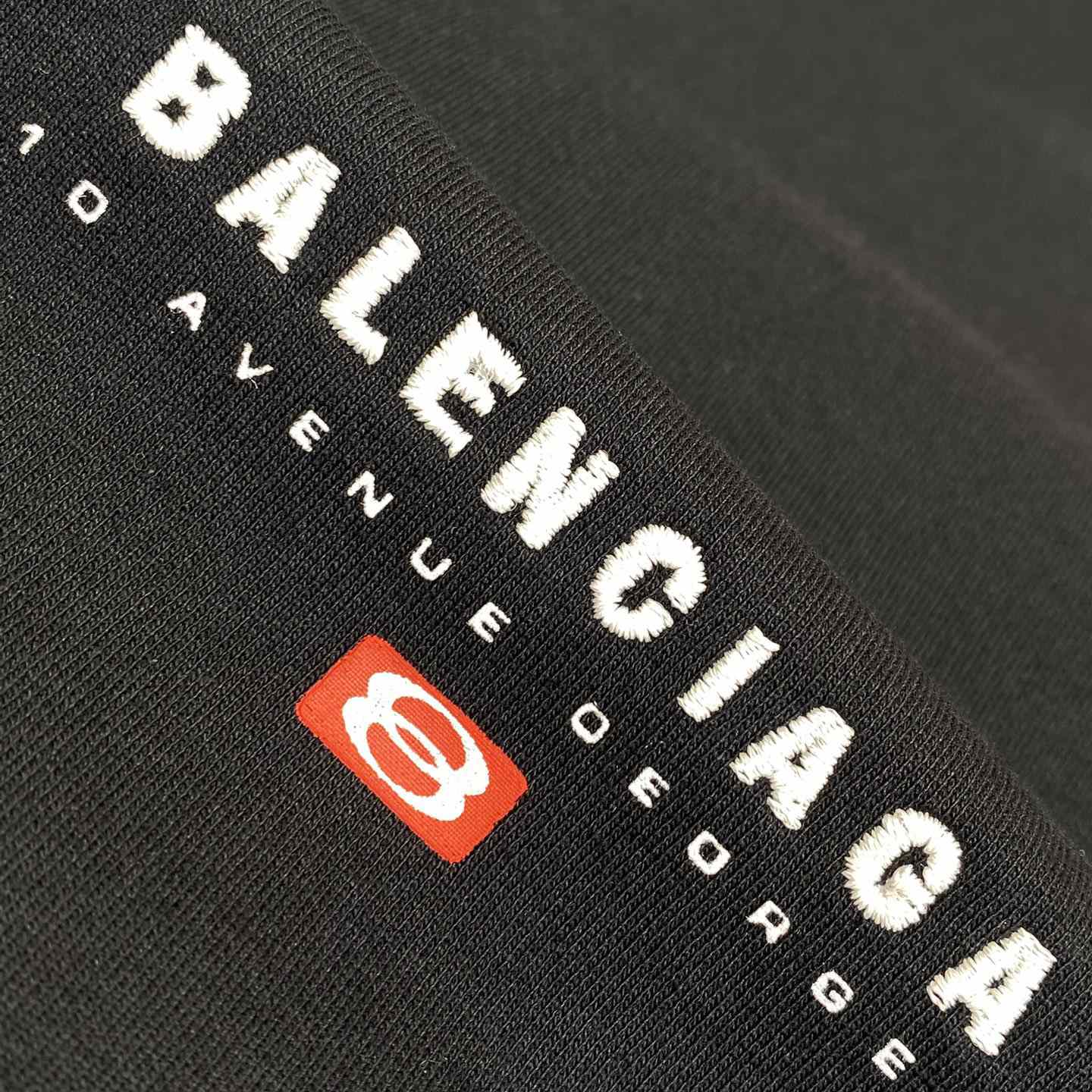 Balenciaga Unity Sport Long Sleeve Shirt Collar Polo In Faded Black - DesignerGu