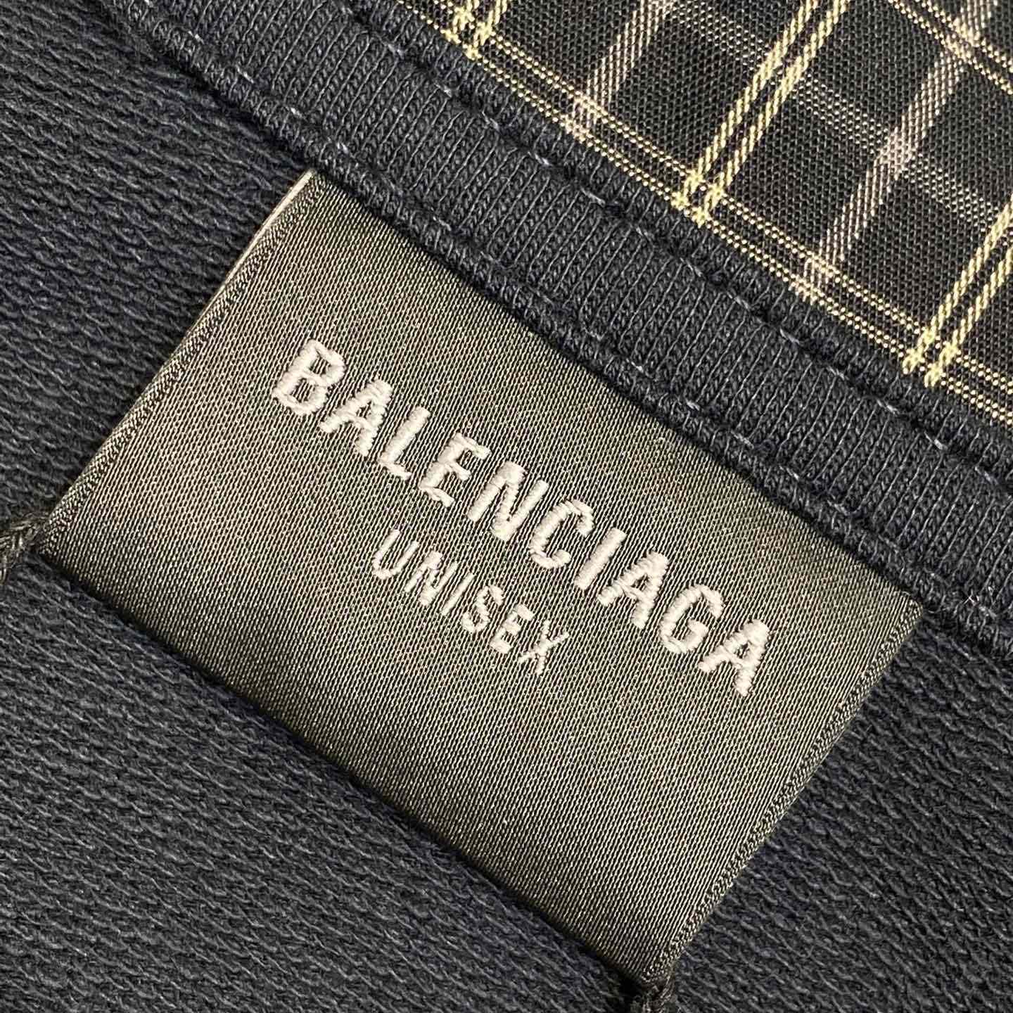 Balenciaga Unity Sport Long Sleeve Shirt Collar Polo In Faded Black - DesignerGu