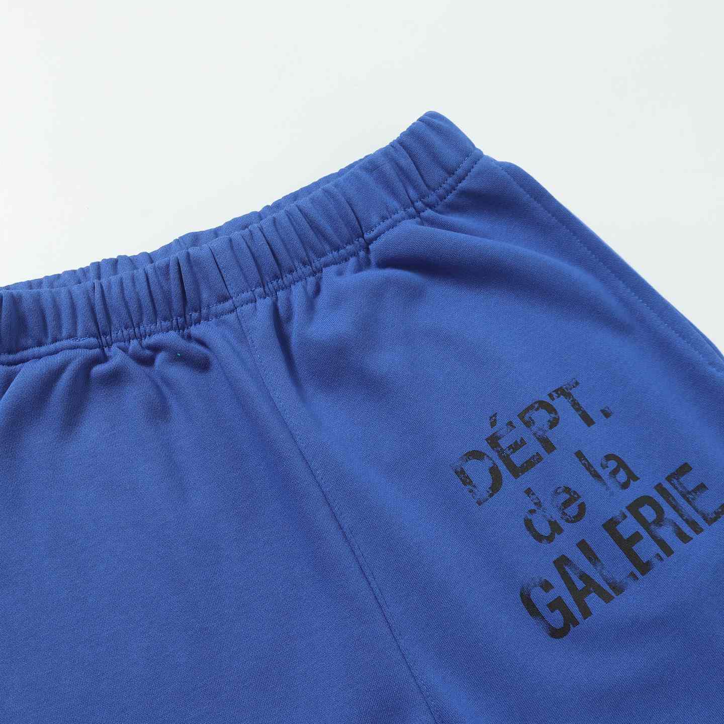 Gallery Dept. Flared Denim-Panelled Logo-Print Cotton-Jersey Sweatpants - DesignerGu