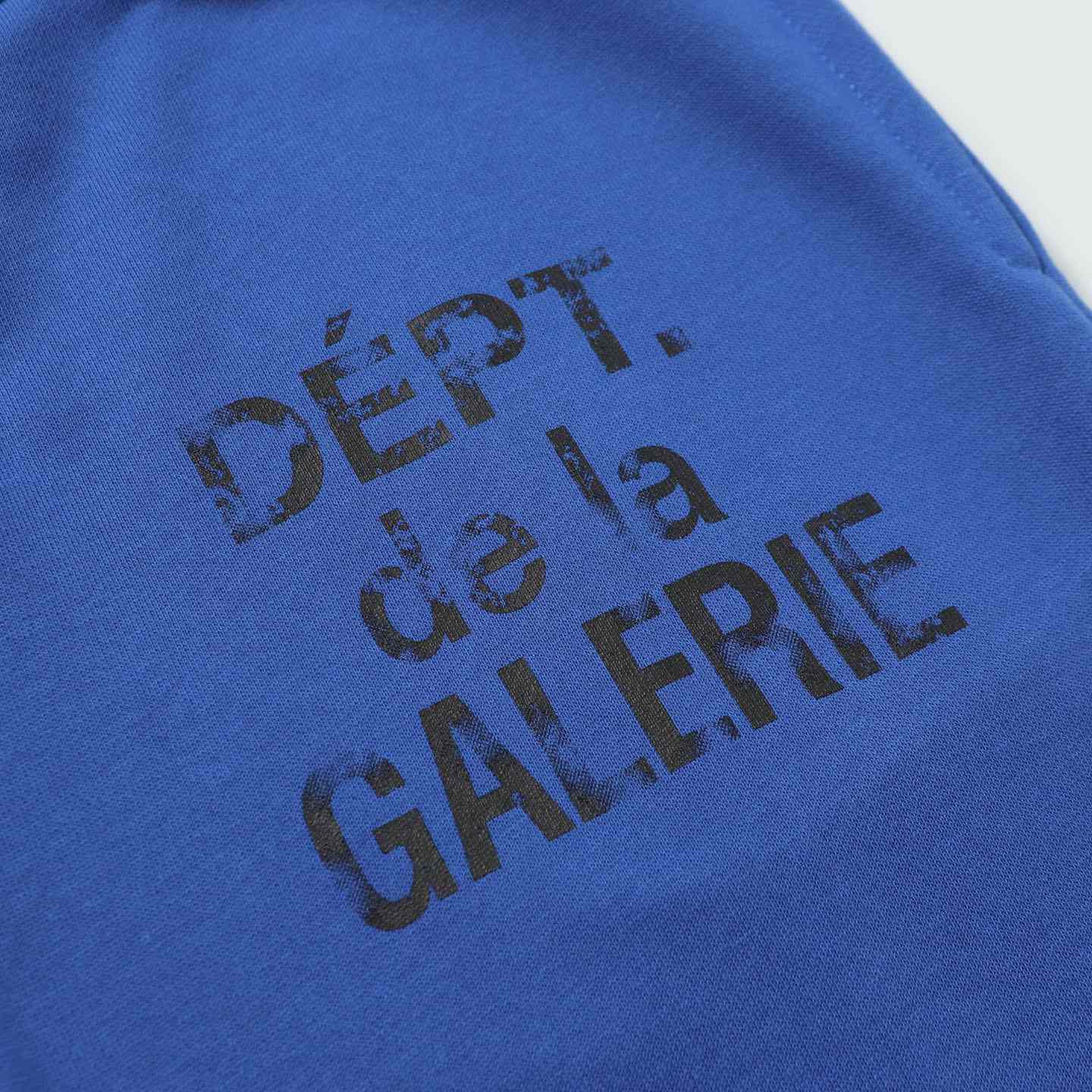 Gallery Dept. Flared Denim-Panelled Logo-Print Cotton-Jersey Sweatpants - DesignerGu