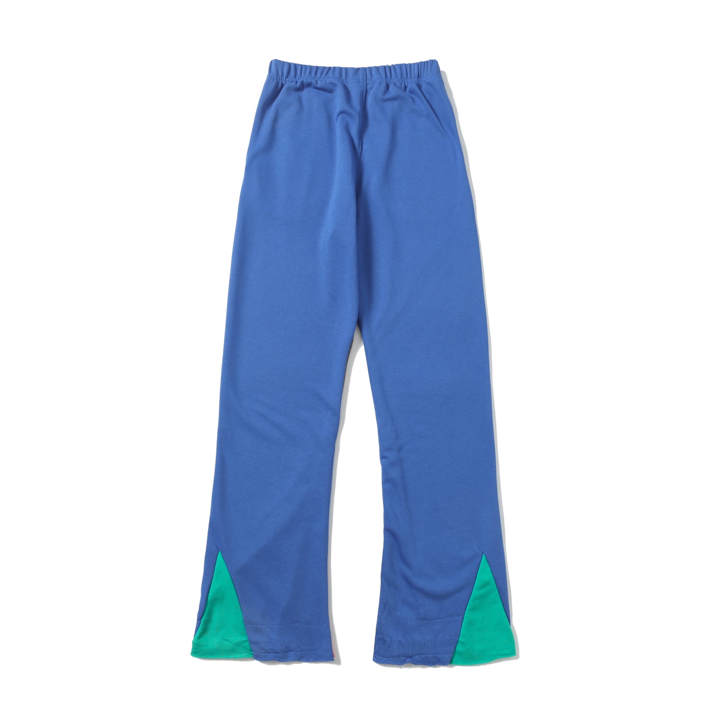 Gallery Dept. Flared Denim-Panelled Logo-Print Cotton-Jersey Sweatpants - DesignerGu
