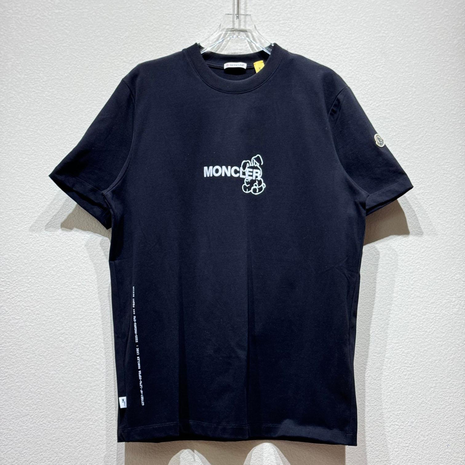 Moncler x FRGMT Cartoon Logo Cotton T-Shirt - DesignerGu